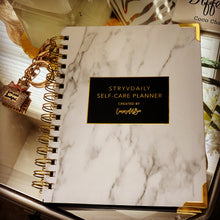 Load image into Gallery viewer, Everything I touch turns to Gold Journal/Planner with Keychain - Stryvdaily Self-Care Plan