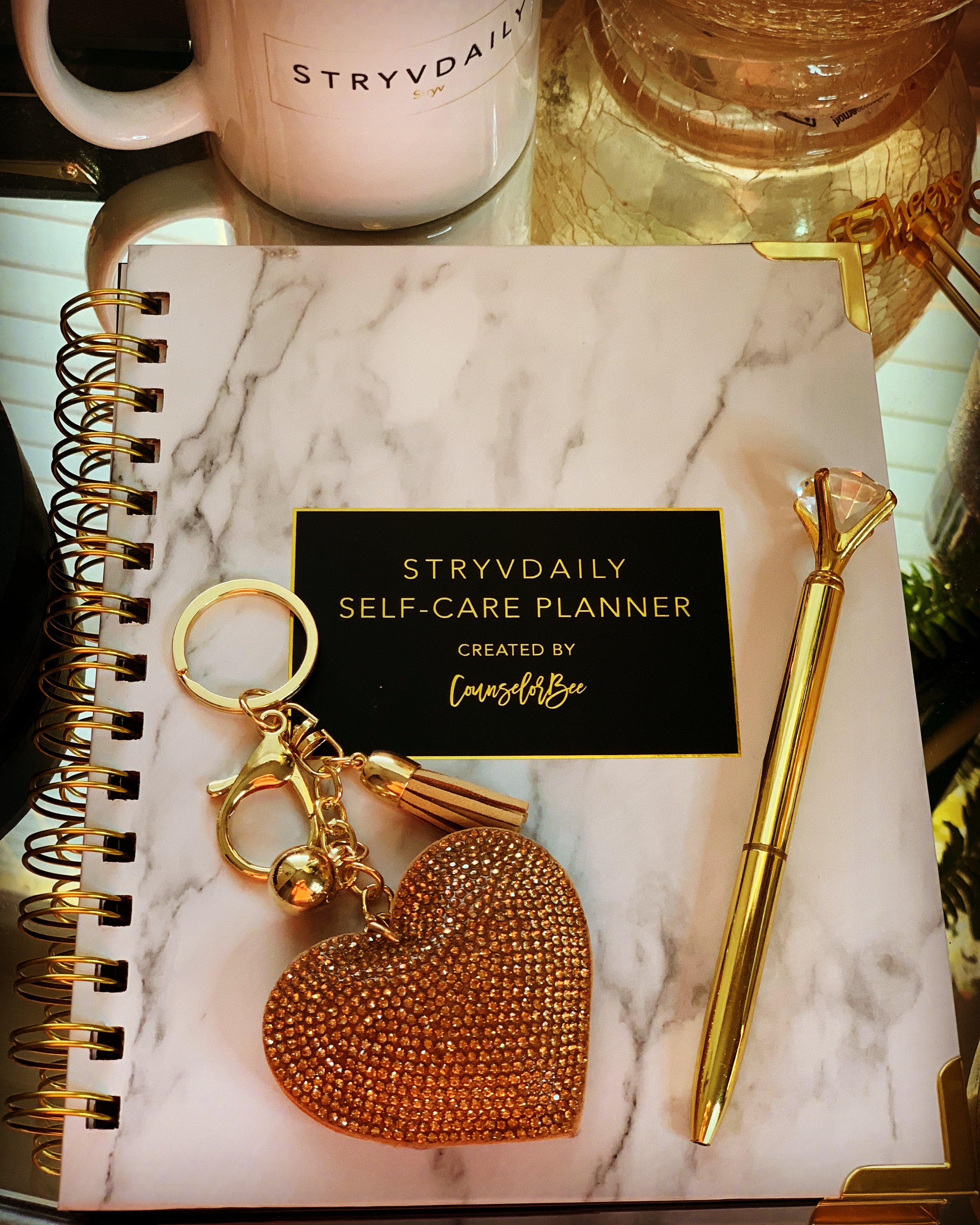 Everything I touch turns to Gold Black Bundle  2.0 - Stryvdaily Self-Care Plan