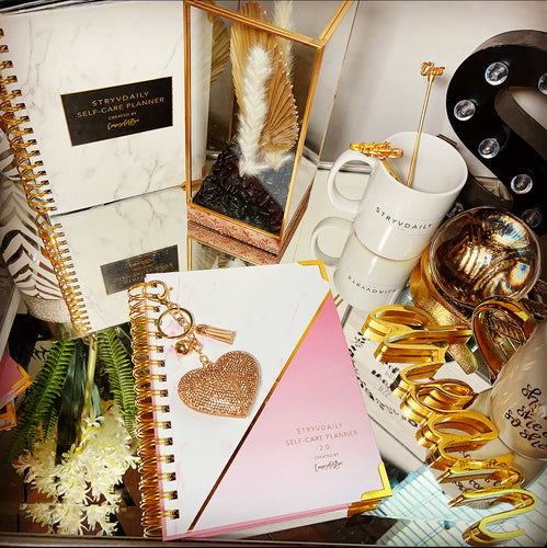 Everything I touch turns to Gold Journal/Planner with Keychain