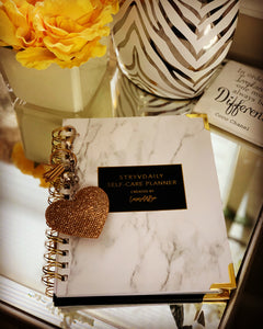 Everything I touch turns to Gold Journal/Planner with Keychain - Stryvdaily Self-Care Plan